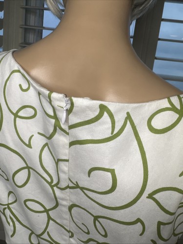 Jessica Howard cream and green SZ 16 dress - Picture 5 of 8