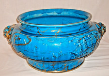 Emaux de Longwy pour l' Escalier de cristal. Grand cache pot