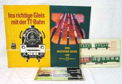 (1) TT Ins Richtige Gleis von Berliner TT Bahnen u. Zeuke + Katalog, siehe Fotos