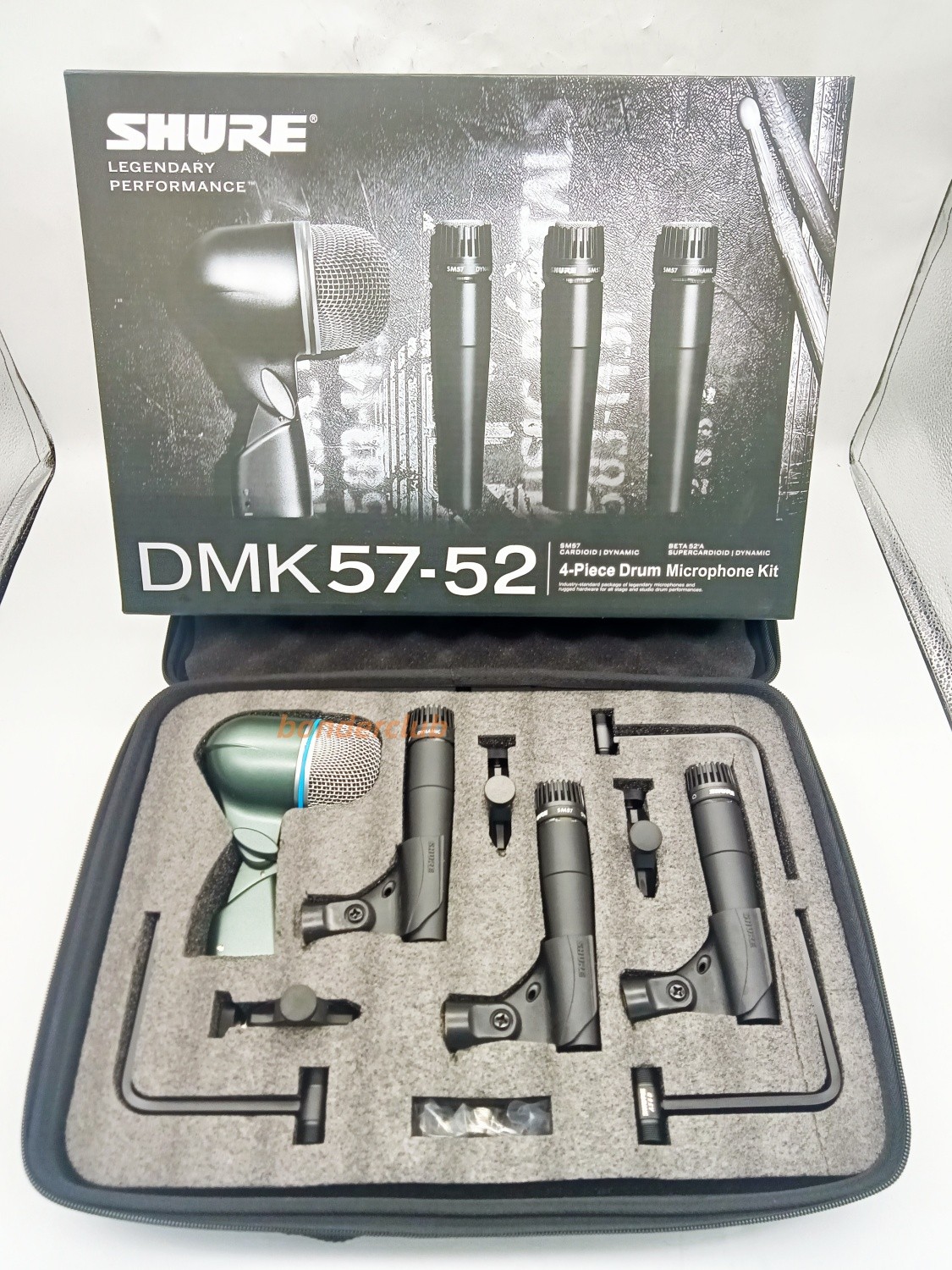 DMK57-52 Shure Drum Instrument Microphone and Hardware Kit
