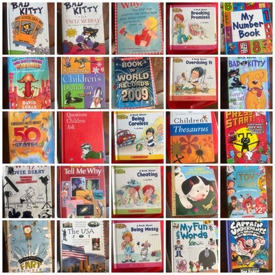  Children s Book Lot 46 Books from home of Fireman with 3 sons