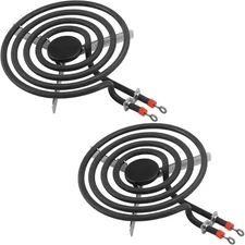 2 Pack MP15YA 6" Electric Range Burner Element Replacement for Stove Models
