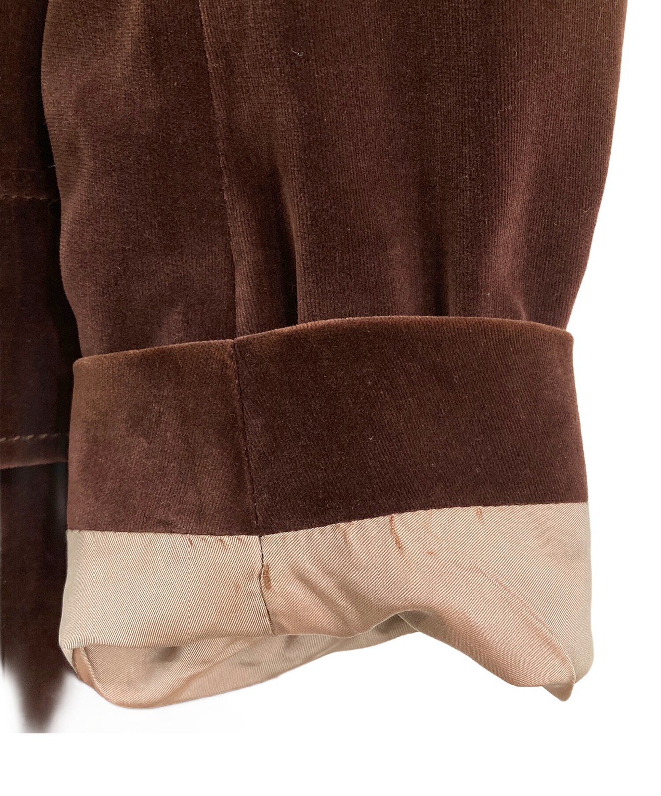 GUCCI Cotton Velvet Tailored Jacket M Size Brown 18YEF0 From Japan thumbnail 7