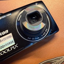 Nikon COOLPIX S3100 Digital Camera 14.0MP 5x Optical Zoom English Language Black