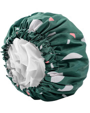 Shower Cap,Shower Caps for Women Reusable Waterproof,Two Layer Large Shower Caps