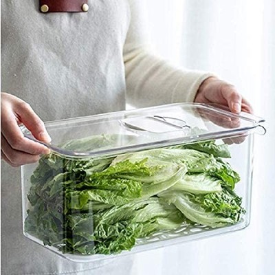 SANNO Vegetable Fruit Containers Fridge Containers,Freezer Produce Saver Refr...