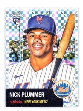 2022 Topps Chrome Platinum #82 Nick Plummer X-Fractor Refractor Rookie -