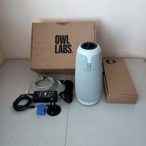 Owl Labs Meeting Owl 3 360-Degree  1080P Video Conference Camera Great Cond Read