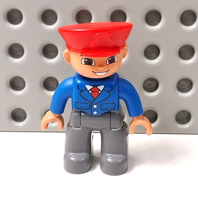 Lego Duplo Figur Mann Schaffner Lokführer