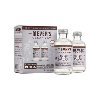 #ad #ad Mrs. Meyer#x27;s Clean Day Foaming Hand Soap Refill Lavender Scent 2 Fl. Oz. 2 Pack $16.98