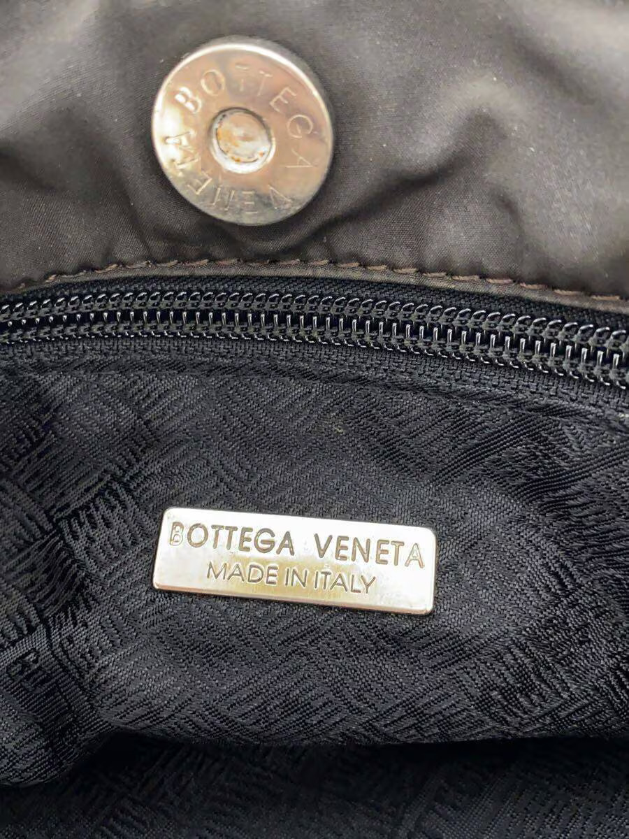 BOTTEGA VENETA tote bag in brown nylon with suede accents thumbnail 5