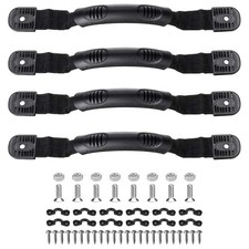 4PCS Kayak Carry Handles, Canoe Boat Side Mount Handles with Black
