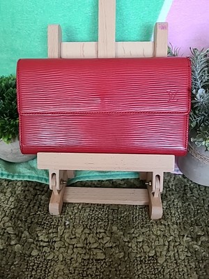 Louis Vuitton Pre-Owned Checkbook Wallet (Red)