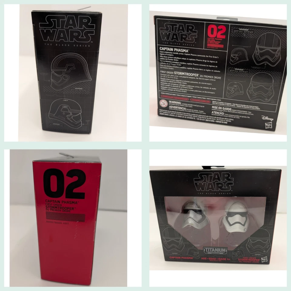 Star Wars Titanium Series JUEGO COMPLETO (10 paquetes gemelos, 20 cascos) - Hasbro - Nuevo en caja Foto 4 de 4