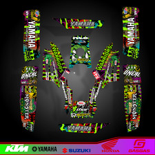 yamaha warrior 350 decals graphics stickers full kit atv 