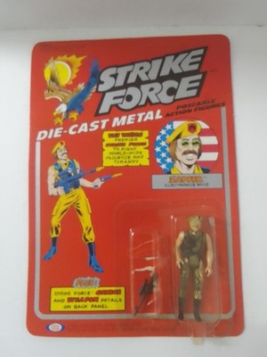 Vintage Strike Force Zapper Die Cast Actionfigur Carded By Ideal 1981