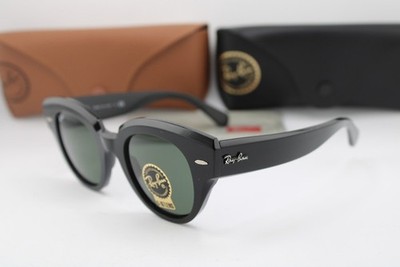 NEW RAY-BAN RB 2186 STATE STREET 901/31 BLACK G-15 AUTHENTIC SUNGLASSES 49-20