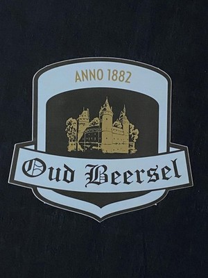 12 x OUD BEERSEL Sticker, Bierhuis Launch Januar 2022, Gueuze, Belgien selten! 