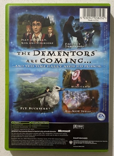 Harry Potter and the Prisoner of Azkaban Xbox Original Game PAL - Complete - Picture 3 of 3