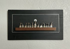 LOS CASTILLO Taxco Mexico LAST SUPPER Sterling Silver Abalone Wall Sculpture MCM — photo 1