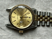 Rolex Datejust 16013 36mm Champagne Dial Two Tone Jubilee Bracelet Auto. Date 