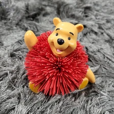 Vintage 90s Disney Winnie the Pooh Oddzon Red Koosh Ball Figure Toy Collectible