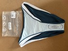 SUUKSESS Blue/White 2pc Bikini Set L Underwire Padded D Cup High-Waist — photo 3