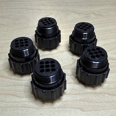 NEW! TE Connectivity 206708-1 9 Position Connector Plug Housing - Lot of (5)