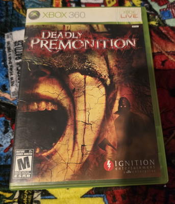 Deadly Premonition Xbox 360 2010 Tested Working Complete CIB Rare Horror