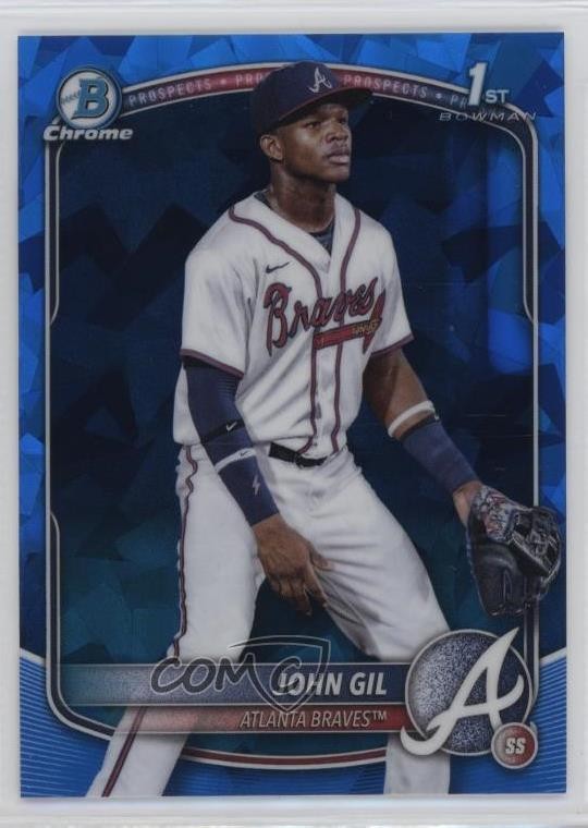 2025 Bowman Chrome Sapphire Edition Chrome Prospects John Gil #BCP-172
