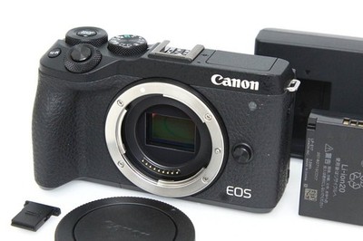 Canon EOS M6 Mark II Body [schwarz] Set funktionstüchtig