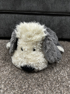 Jellycat Large XL Truffles Sheep Dog White & Grey Plush Toy Cushion Pillow
