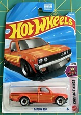 2026 Hot Wheels Datsun 620 Pickup Truck Compact Kings 610 Orange