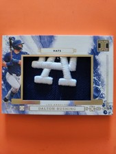 2024 Panini Impeccable Dalton Rushing Hat Material 3/6 #JP-DR