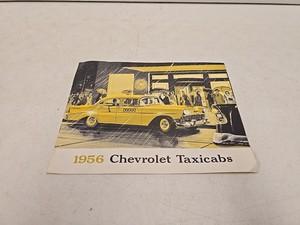 Vintage 1956 General Motors Corporation Chevrolet Taxi Cabs Brochure