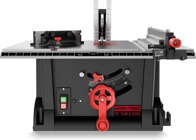 MarvTool 10 inch 15Amp Table Saw 45&90 Degree Cutting Range Lightweight Portable