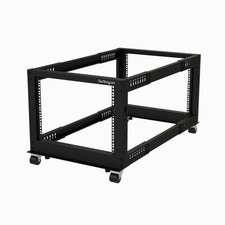 StarTech 8U 19" Open Frame Server Rack Compact 4 Post 4POSTRACK8U