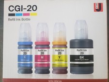 JETSIR CGI-20 Universal Ink Refill 4-Pack NON-OEM Ink
