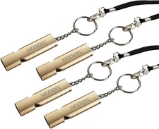 Emergency Whistles Lifeguard Safety Whistle with Lanyard and Keychain for Outdoo