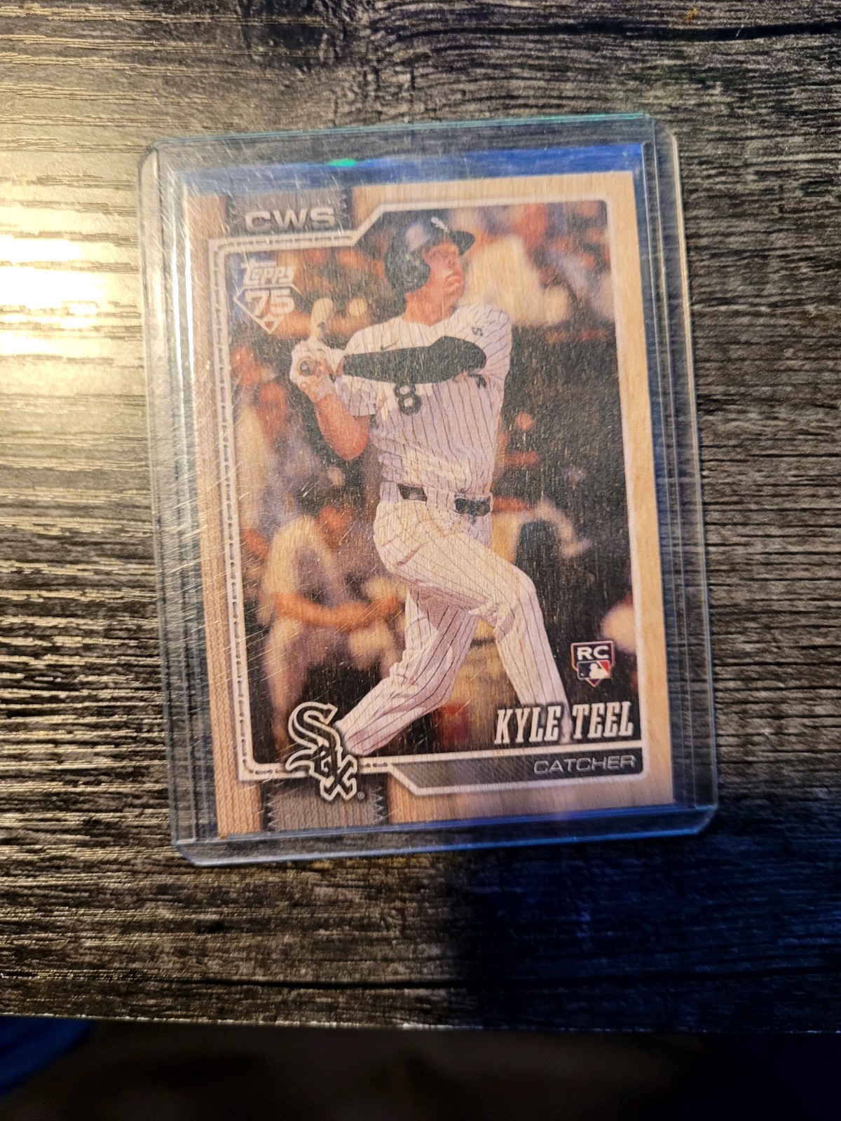 2026 Topps Series 1 Kyle Teel Wood Parallel /25 #201