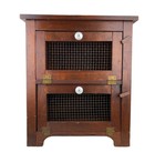 Vintage Rustic Farmhouse Pine Wood Potato Vegetable Storage Bin Jelly Cabinet