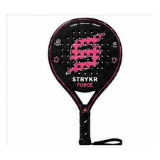 STRYKR FORCE VORTEX FLARE PINK Carbon Padel Racket with Carry Bag
