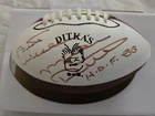 MIKE DITKA Autographed Mini Football Mike Ditka’s Restaurant Chicago Bears NFL