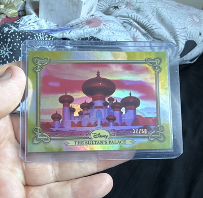 Topps Disney 100 Aladdin C-10 The Sultan's Palace Serial Numbered 31/50 2023