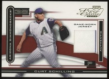 Curt Schilling 2003 Playoff Piece of the Game Worn Jersey Relic Stripe Mint AZ