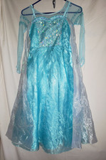 Disney Princess Frozen Elsa Dress Costume Girl's Size 7-8