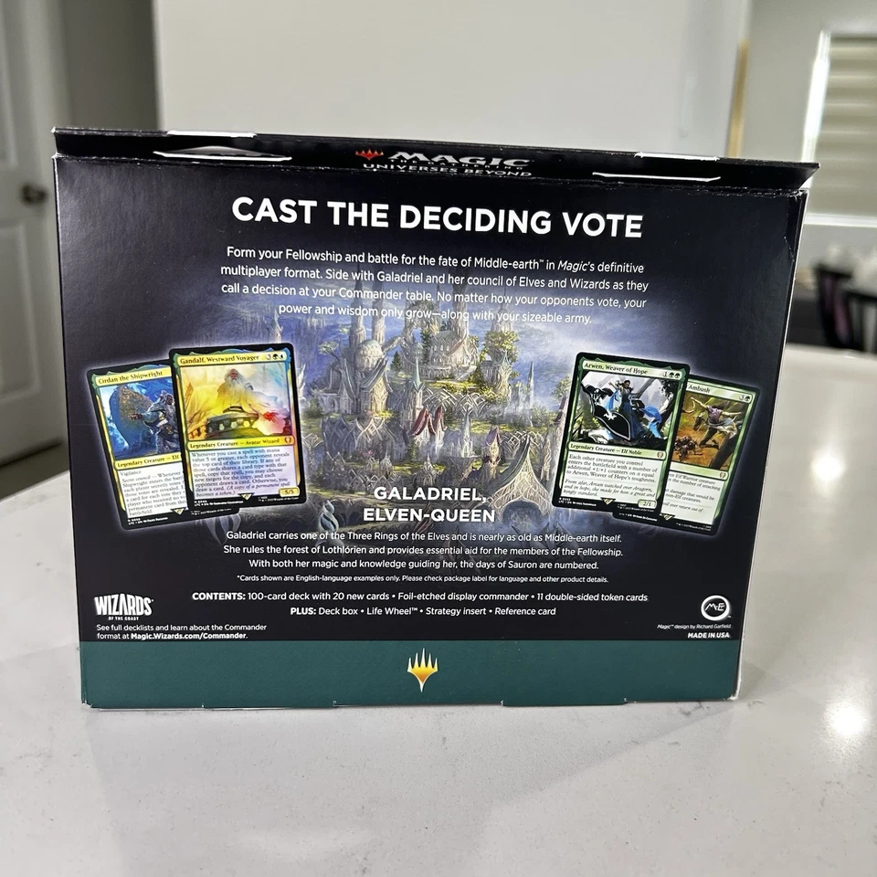 MTG Magic LOTR Tales of Middle Earth Commander Precon Elven Counsel - Image 3 of 4