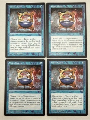 Vision Charm x4 MTG Visions 4x Magic Very Good Light Play VG LP