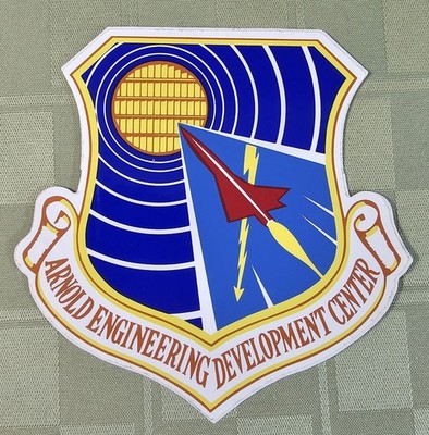 Vintage USAF Arnold Engineering Development Center Patch Decal Bumper Sticker