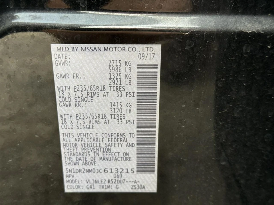 2017-2020 Nissan Pathfinder Complete Exhaust System Original - Image 4 of 4